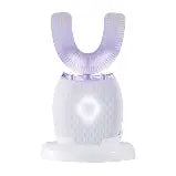 U Shape Cold Light Automatic Toothbrush - White